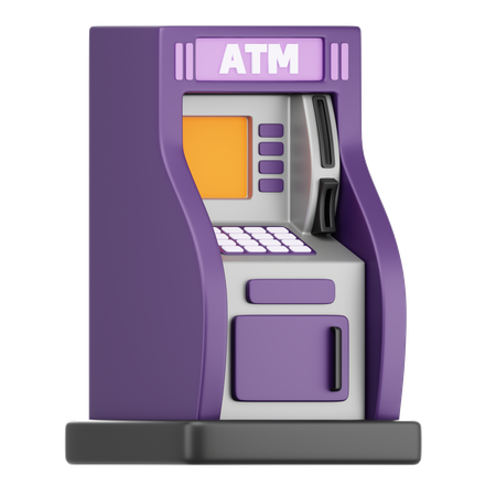 Máquina ATM  3D Icon