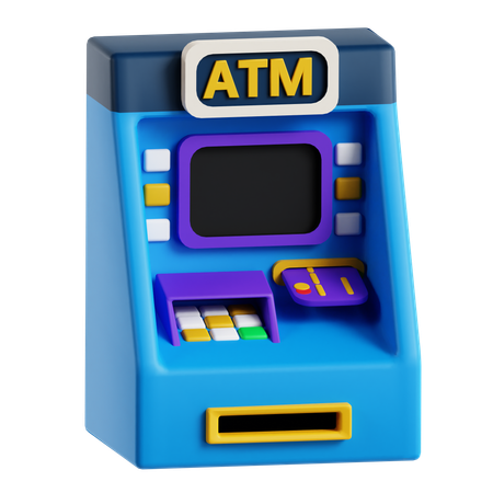 Máquina ATM  3D Icon