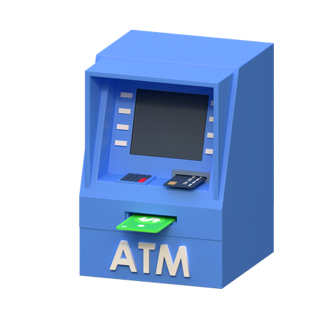 Máquina ATM  3D Icon