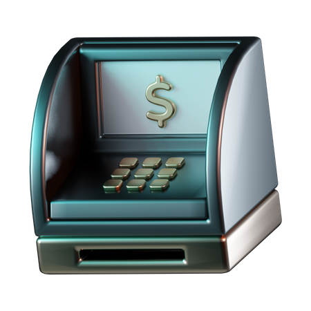 Máquina ATM  3D Icon