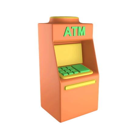 Máquina ATM  3D Illustration