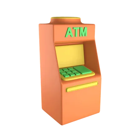 Máquina ATM  3D Illustration