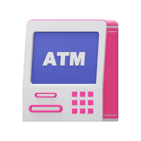 Máquina ATM  3D Illustration