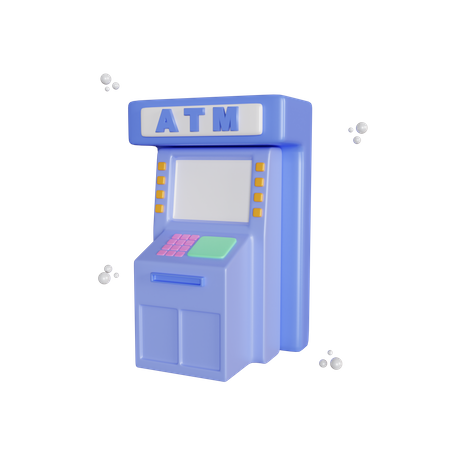 Máquina ATM  3D Illustration
