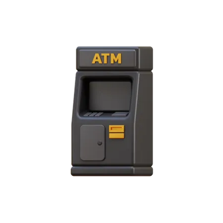 Máquina ATM  3D Illustration