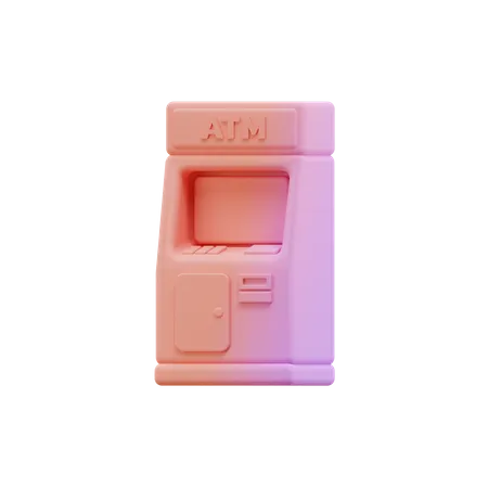 Máquina ATM  3D Illustration