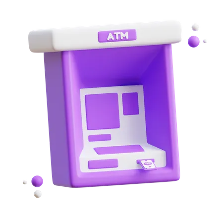 Máquina ATM  3D Icon