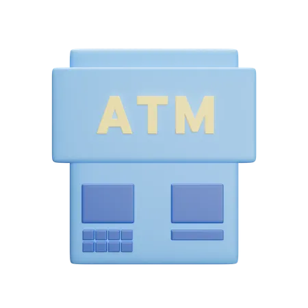 Máquina ATM  3D Icon