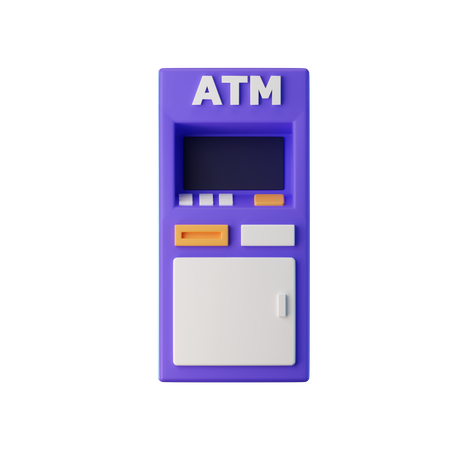 Máquina ATM  3D Icon