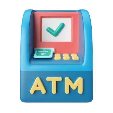 Máquina ATM  3D Icon