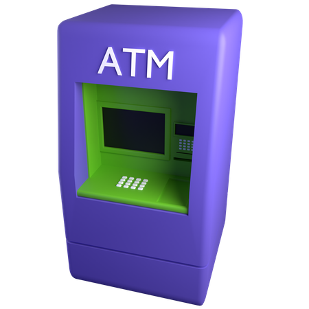 Máquina ATM  3D Icon