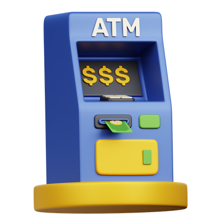 Máquina ATM  3D Icon