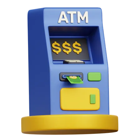 Máquina ATM  3D Icon