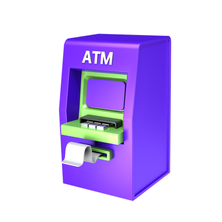 Máquina ATM  3D Icon