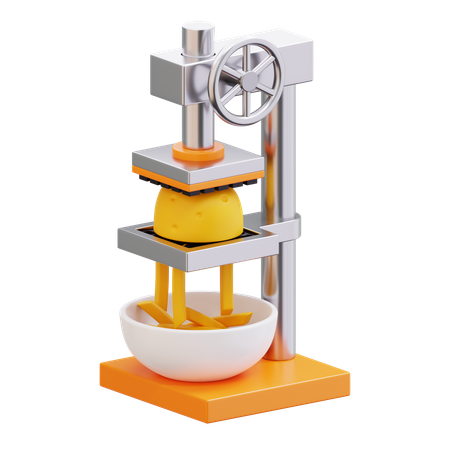 Máquina cortadora de patatas  3D Icon