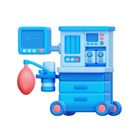Máquina de anestesia  3D Icon