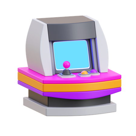 Máquina de fliperama  3D Icon