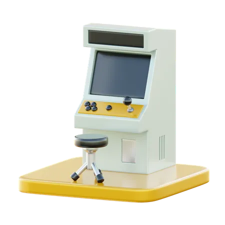 Máquina de fliperama  3D Icon