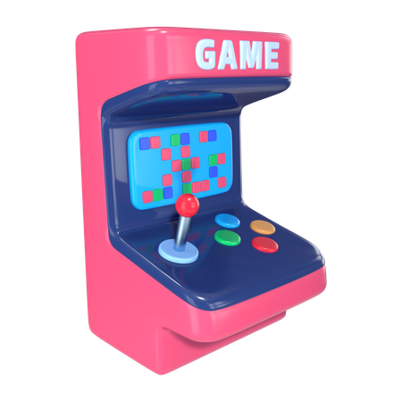 Máquina de fliperama  3D Icon