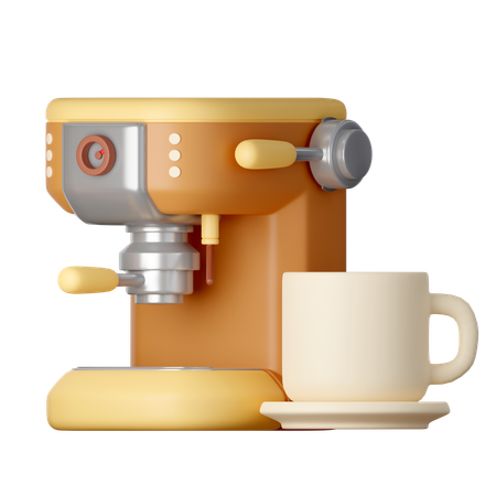 Máquina de café  3D Icon