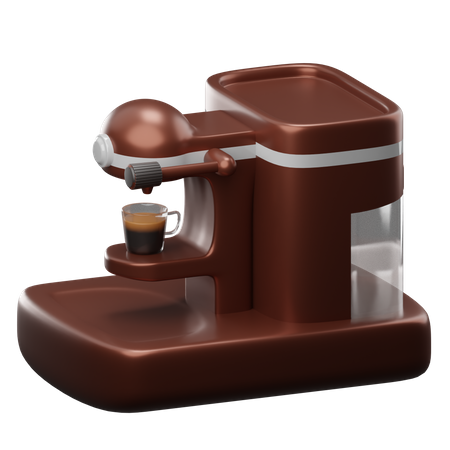Máquina de café  3D Illustration