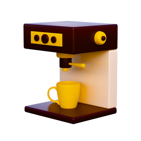 Máquina de café  3D Illustration