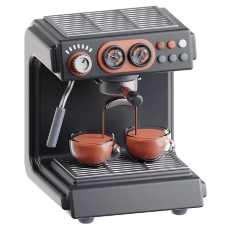 Máquina de espresso  3D Icon