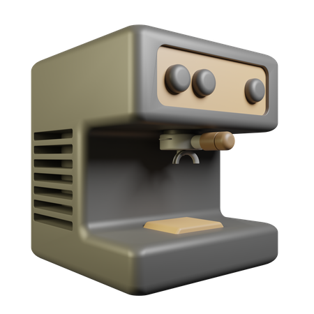 Máquina de espresso  3D Icon