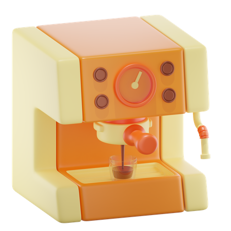 Máquina de espresso  3D Icon