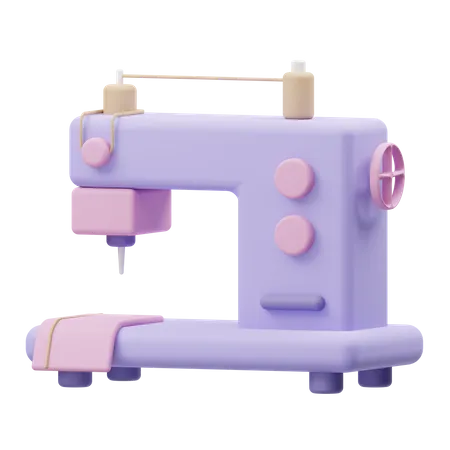 Máquina de coser  3D Illustration