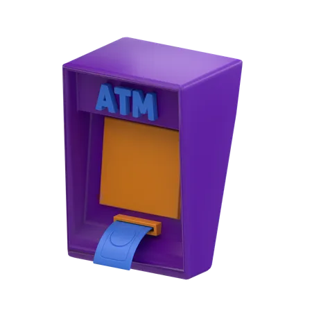Maquina de dinero  3D Icon