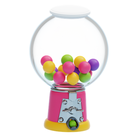 Máquina de Doces  3D Icon