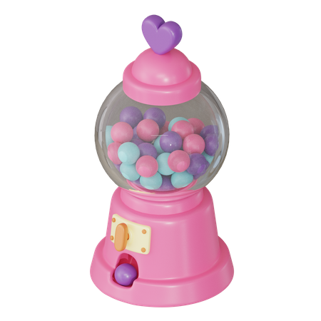 Máquina de Doces  3D Icon
