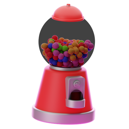 Máquina de Doces  3D Icon