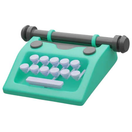 Máquina de escribir  3D Icon