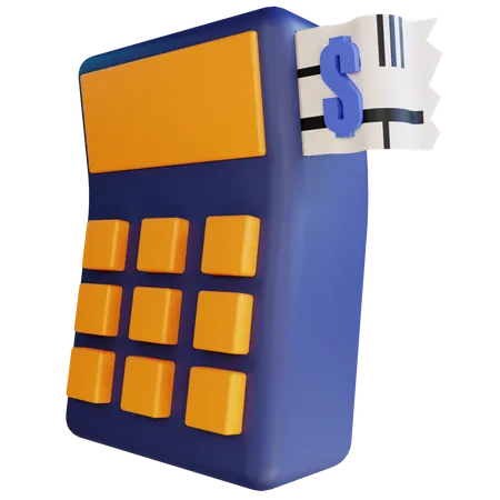 Máquina de factura  3D Icon