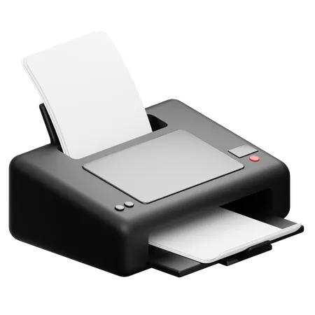 Maquina de fax  3D Icon