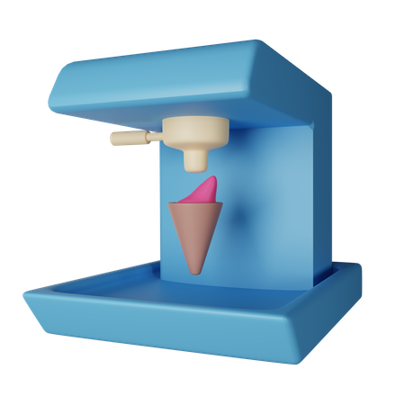 Maquina de helados  3D Icon