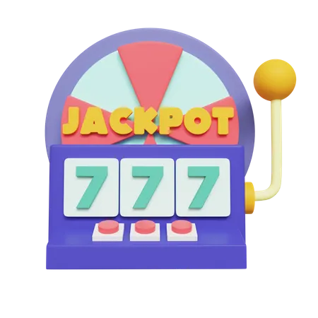 Máquina de jackpot  3D Icon