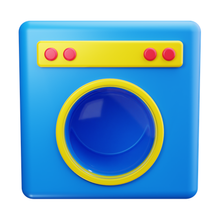 Máquina de lavar  3D Icon