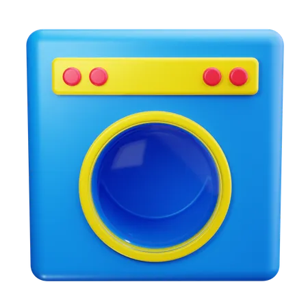 Máquina de lavar  3D Icon