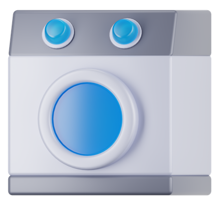 Máquina de lavar  3D Icon