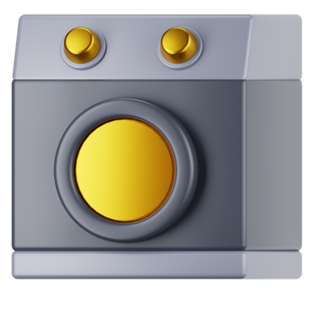 Máquina de lavar  3D Icon