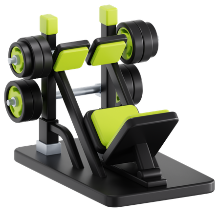 Máquina de leg press  3D Icon