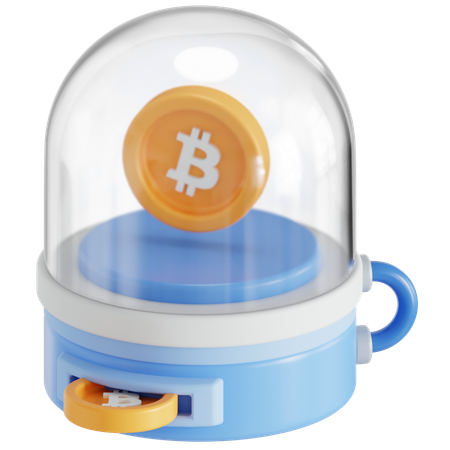 Máquina de mineração de bitcoin  3D Icon