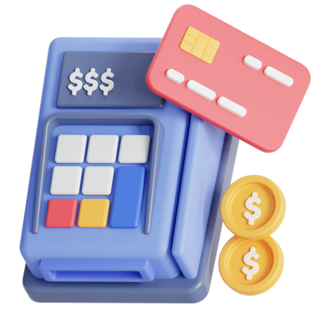 Maquina de pago  3D Icon