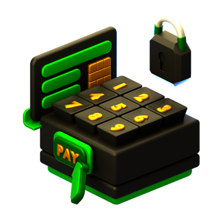 Maquina de pago  3D Icon