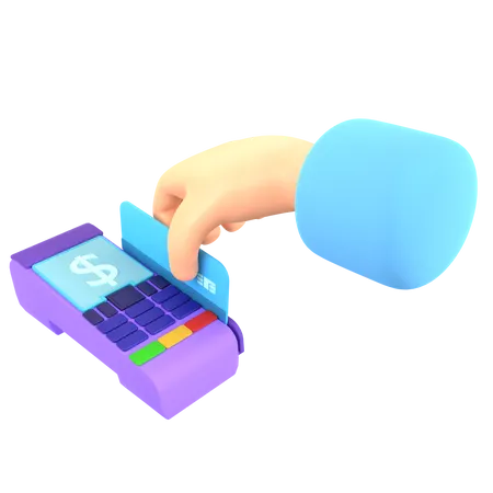 Maquina de pago  3D Illustration