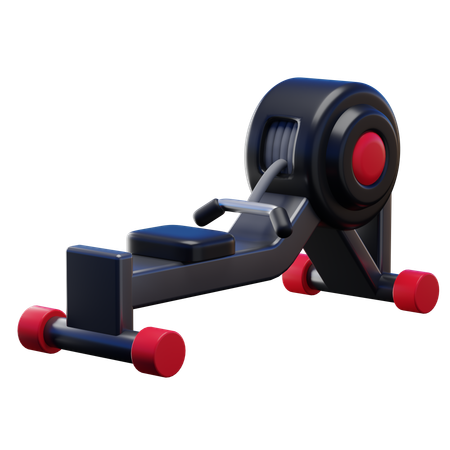 Máquina de remo de gimnasio  3D Icon