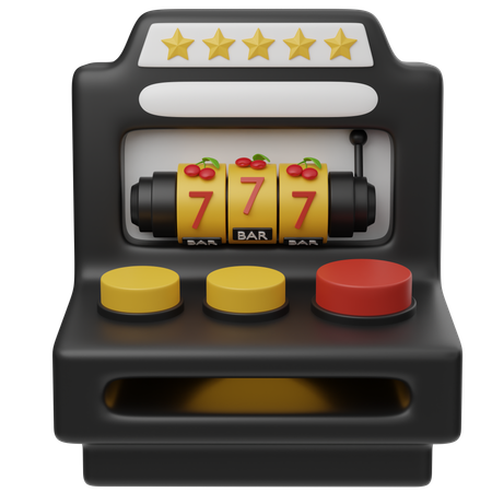 Maquina de ruleta  3D Icon